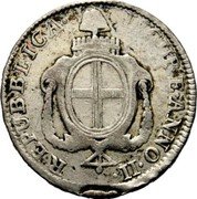 Italy 10 Soldo Ligurian Republic Coinage 1799 II KM# 261 REPUBLICA LIGURE ANNO II coin obverse Italy 10 Soldo Ligurian Republic Coinage 1799 II KM# 261 REPUBLICA LIGURE ANNO II coin obverse