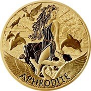 Tuvalu 100 Dollars (Aphrodite) P TV APHRODITE coin reverse Tuvalu 100 Dollars (Aphrodite) P TV APHRODITE coin reverse