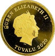 Tuvalu 15 Dollars (Cat and Butterfly) QUEEN ELIZABETH II IRB TUVALU 2020 coin obverse Tuvalu 15 Dollars (Cat and Butterfly) QUEEN ELIZABETH II IRB TUVALU 2020 coin obverse