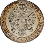 Italy 15 Soldi (8-1/2 Kreuzer) Francesco II 1802 A KM# 48 FRANZ II RÖM KAI KÖN Z HU U BÖ ERZH Z OEST coin obverse Italy 15 Soldi (8-1/2 Kreuzer) Francesco II 1802 A KM# 48 FRANZ II RÖM KAI KÖN Z HU U BÖ ERZH Z OEST coin obverse