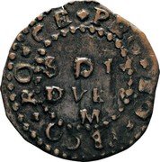 Italy 2 1/2 Soldo Teodoro I 1736 C# 1 PRO BO PBCO RO CE SDI DVE M coin reverse Italy 2 1/2 Soldo Teodoro I 1736 C# 1 PRO BO PBCO RO CE SDI DVE M coin reverse