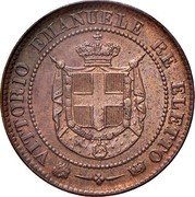 Italy 2 Centesimi Vittorio Emanuele II 1859 KM# 5 VITTORIO EMANUELE RE ELETTO coin obverse Italy 2 Centesimi Vittorio Emanuele II 1859 KM# 5 VITTORIO EMANUELE RE ELETTO coin obverse