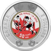 Canada 2 Dollars (Summit Series. Colourized) CANADA 2 DOLLARS THE SERIE LA SÉRIE 50 YEARS ANS HS 15 18 28 21 10 27 14 22 19 11 36 20 8 12 6 24 29 1 4 26 5 35 16 25 32 2 3 37 23 17 38 7 33 34 9 JF JK coin reverse Canada 2 Dollars (Summit Series. Colourized) CANADA 2 DOLLARS THE SERIE LA SÉRIE 50 YEARS ANS HS 15 18 28 21 10 27 14 22 19 11 36 20 8 12 6 24 29 1 4 26 5 35 16 25 32 2 3 37 23 17 38 7 33 34 9 JF JK coin reverse
