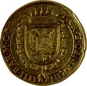 Italy 2 Doppie Federico Landi ND (1622) G KM# 22 .TAR. ET. CEN. PRIN IIII. BAR. M. C. C. P. D. coin reverse Italy 2 Doppie Federico Landi ND (1622) G KM# 22 .TAR. ET. CEN. PRIN IIII. BAR. M. C. C. P. D. coin reverse