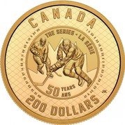 Canada 200 Dollars Summit Series 2022 Proof CANADA HS 15 18 28 21 10 27 14 22 19 11 36 20 8 12 6 24 29 THE SERIES LA SÉRIE 50 YEARS ANS 1 4 26 5 35 16 25 32 2 3 37 23 17 38 7 33 34 9 JF 200 DOLLARS JK coin reverse