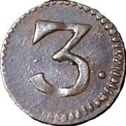 Italy 3 Denari Genoa Coinage 1752 KM# 222 3 coin obverse Italy 3 Denari Genoa Coinage 1752 KM# 222 3 coin obverse