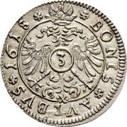 Italy 3 Soldo 1618 KM# 35 Guastalla/ Countship Standard Coinage coin reverse Italy 3 Soldo 1618 KM# 35 Guastalla/ Countship Standard Coinage coin reverse