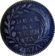 Italy 30 Denari Genoa Coinage 1671 KM# 143 DENARI TRENTA coin reverse Italy 30 Denari Genoa Coinage 1671 KM# 143 DENARI TRENTA coin reverse