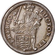 Netherlands 30 Stuivers Piedfort. Double Weight 1683 ♜ KM# P17 LUCTOR ET EMERGO coin obverse