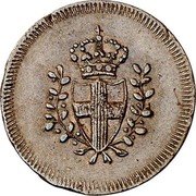 Italy 4 Denari Genoa Coinage 1814 KM# 278 coin obverse