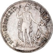 Italy 4 Lira Genoa Coinage 1795 KM# 248 NON SURREXIT MAJOR 1796 coin reverse Italy 4 Lira Genoa Coinage 1795 KM# 248 NON SURREXIT MAJOR 1796 coin reverse