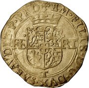 Italy 4 Soldo Savoie Emmanuel-Philibert ND MB# 44 SABAV DIE P PED EM FILIP D G DVX FE RT T coin obverse Italy 4 Soldo Savoie Emmanuel-Philibert ND MB# 44 SABAV DIE P PED EM FILIP D G DVX FE RT T coin obverse
