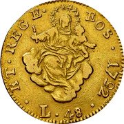 Italy 48 Lire 1792 KM# A245 Genoa/ Republic Reform Coinage ET REGE EOS 1792 L. 48 coin reverse Italy 48 Lire 1792 KM# A245 Genoa/ Republic Reform Coinage ET REGE EOS 1792 L. 48 coin reverse