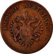 Italy 5 Centesimi Franz Joseph I 1852 V C# 31.2 IMPERO AVSTRIACO coin obverse Italy 5 Centesimi Franz Joseph I 1852 V C# 31.2 IMPERO AVSTRIACO coin obverse