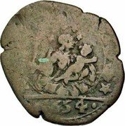 Italy 8 Denari Genoa Coinage 1654 KM# 115 1654 coin reverse Italy 8 Denari Genoa Coinage 1654 KM# 115 1654 coin reverse