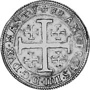Italy Doppia Francesco IV 1612 KM# 21A FRANCISCVS IIII D G DVX MANT V coin obverse Italy Doppia Francesco IV 1612 KM# 21A FRANCISCVS IIII D G DVX MANT V coin obverse