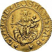 Italy Doppia Madonna and Child. Genoa 1653 IAB KM# 99 ET REGE EOS 1655 coin reverse Italy Doppia Madonna and Child. Genoa 1653 IAB KM# 99 ET REGE EOS 1655 coin reverse