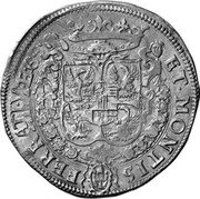 Italy Ducatone Carlo I 1628 KM# 50.1 ET MONTIS FERRATI VI coin reverse Italy Ducatone Carlo I 1628 KM# 50.1 ET MONTIS FERRATI VI coin reverse