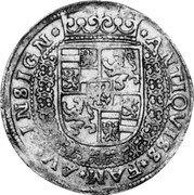Italy Ducatone Giovanni Siro ND KM# 52 ANTIQVISS FAM AVS INSIGN coin reverse Italy Ducatone Giovanni Siro ND KM# 52 ANTIQVISS FAM AVS INSIGN coin reverse