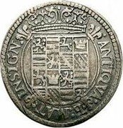Italy Lira Ferrante II 1619 KM# 39 ANTIQVA ET MAT INSIGN coin reverse Italy Lira Ferrante II 1619 KM# 39 ANTIQVA ET MAT INSIGN coin reverse