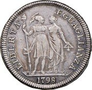 Italy Lira Ligurian Republic Coinage 1798 1 KM# 263 LIBERTA' EGUAGLIANZA 1798 coin reverse Italy Lira Ligurian Republic Coinage 1798 1 KM# 263 LIBERTA' EGUAGLIANZA 1798 coin reverse