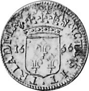 Italy Luigino Loano 1666 KM# 22 SANCTE SIT TRIADI LAV 16 66 coin reverse Italy Luigino Loano 1666 KM# 22 SANCTE SIT TRIADI LAV 16 66 coin reverse