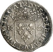 Italy Luigino Imitation in the name of Anne Marie Louise d'Orleans 1669 KM# 3.2 DNS DIRIGAT ET PROTEGAT 16 69 coin reverse Italy Luigino Imitation in the name of Anne Marie Louise d'Orleans 1669 KM# 3.2 DNS DIRIGAT ET PROTEGAT 16 69 coin reverse