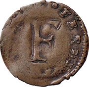 Italy Quattrino Ferdinand I Gonzaga ND KM# 27 FERDI D G S R IMPER F coin obverse Italy Quattrino Ferdinand I Gonzaga ND KM# 27 FERDI D G S R IMPER F coin obverse