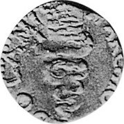 Italy Quattrino Ferdinand I Gonzaga ND KM# 34 MARCHIO MEDOLANI coin reverse Italy Quattrino Ferdinand I Gonzaga ND KM# 34 MARCHIO MEDOLANI coin reverse