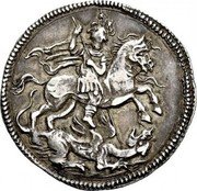 Italy 1 Reale 1666 KM# 121 Genoa/ Republic Standard Coinage coin reverse