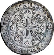 Italy Scudo Madonna and Child. Genoa 1666 AB KM# 113 GVBERNATORES REIP GENV DVX ET coin obverse Italy Scudo Madonna and Child. Genoa 1666 AB KM# 113 GVBERNATORES REIP GENV DVX ET coin obverse