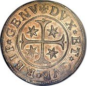Italy Scudo Madonna and Child. Genoa 1670 ISS KM# 79 DVX ET GVB REIP GENV coin obverse Italy Scudo Madonna and Child. Genoa 1670 ISS KM# 79 DVX ET GVB REIP GENV coin obverse