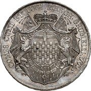 Italy Scudo Antonio I 1769 C# 1 COMES CUNII ET LUGI MARCH GRUMELLI 1769 coin reverse Italy Scudo Antonio I 1769 C# 1 COMES CUNII ET LUGI MARCH GRUMELLI 1769 coin reverse