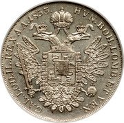Italy Scudo Franz Joseph I 1853 C# 39 HVN BOH LOMB ET VEN GAL LOD IL REX A A 1853 coin reverse Italy Scudo Franz Joseph I 1853 C# 39 HVN BOH LOMB ET VEN GAL LOD IL REX A A 1853 coin reverse