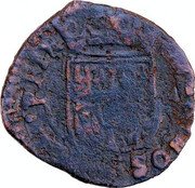 Italy Sesino Scipione Gonzaga 1660 KM# 78 MAR...OST... coin reverse Italy Sesino Scipione Gonzaga 1660 KM# 78 MAR...OST... coin reverse