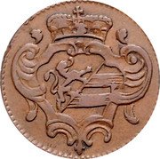 Italy Soldo Maria Theresa 1763 G KM# 14 coin obverse Italy Soldo Maria Theresa 1763 G KM# 14 coin obverse