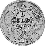 Italy Soldo Leopold II. Gorizia 1797 F KM# 35 1 SOLDO 1797 F coin reverse Italy Soldo Leopold II. Gorizia 1797 F KM# 35 1 SOLDO 1797 F coin reverse