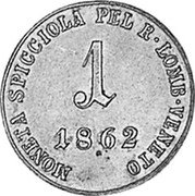 Italy Soldo Franz Joseph I 1862 B C# 35.2 MONETA SPICCIOLA PEL R LOMB VENETO 1 1862 coin reverse Italy Soldo Franz Joseph I 1862 B C# 35.2 MONETA SPICCIOLA PEL R LOMB VENETO 1 1862 coin reverse