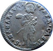 Italy Soldo Ferdinando I St. Nazarius ND KM# 13 S NAZARIVS PATR CASTI coin reverse Italy Soldo Ferdinando I St. Nazarius ND KM# 13 S NAZARIVS PATR CASTI coin reverse