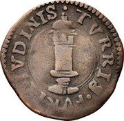 Italy Soldo Ferdinando I Mantua ND KM# 15 TVRRIS FVRTITVDINIS coin reverse Italy Soldo Ferdinando I Mantua ND KM# 15 TVRRIS FVRTITVDINIS coin reverse