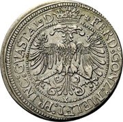 Italy Testone 1618 KM# 27 Guastalla/ Countship Standard Coinage FERD GONZ MELFI PRINC GVASTAL D coin obverse Italy Testone 1618 KM# 27 Guastalla/ Countship Standard Coinage FERD GONZ MELFI PRINC GVASTAL D coin obverse
