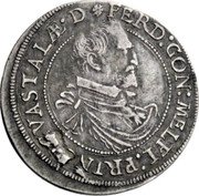 Italy Testone 1619 LX KM# 41 Guastalla/ Countship Standard Coinage FERD. GON. MELFI. PRINC. GVASTALÆ. D coin obverse Italy Testone 1619 LX KM# 41 Guastalla/ Countship Standard Coinage FERD. GON. MELFI. PRINC. GVASTALÆ. D coin obverse