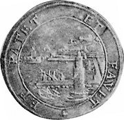 Italy Tollero Ferdinando II 1659 KM# 7.2 ET PATET ET FAVET coin reverse Italy Tollero Ferdinando II 1659 KM# 7.2 ET PATET ET FAVET coin reverse