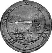 Italy Tollero Cosimo III 1680 KM# 16.2 ET PATET ET FAVET coin reverse Italy Tollero Cosimo III 1680 KM# 16.2 ET PATET ET FAVET coin reverse