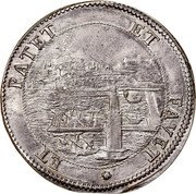 Italy Tollero Cosimo III 1692 KM# 16.4 ET PATET ET FAVET coin reverse Italy Tollero Cosimo III 1692 KM# 16.4 ET PATET ET FAVET coin reverse