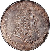 Italy Tollero Cosimo III. Livorno 1723 KM# 35 COSMVS III D G MAG DVX ETRVRIAE VI 1712 coin obverse Italy Tollero Cosimo III. Livorno 1723 KM# 35 COSMVS III D G MAG DVX ETRVRIAE VI 1712 coin obverse
