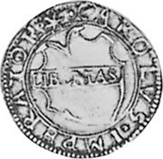 Italy 1/2 Doppia Lucca Coinage 1749 KM# 56 IMPERATOR CAROLVS coin obverse Italy 1/2 Doppia Lucca Coinage 1749 KM# 56 IMPERATOR CAROLVS coin obverse