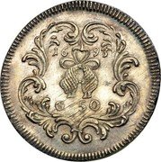 Italy 1/2 Ducato Carlo II 1693 IM//AG/A KM# 120 16 93 G 50 coin reverse Italy 1/2 Ducato Carlo II 1693 IM//AG/A KM# 120 16 93 G 50 coin reverse