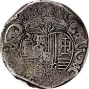 Italy 1/2 Ducato (Philip IV) KM# 90 coin reverse