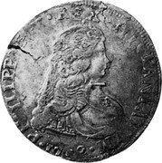 Italy 1/2 Filippo Filippo V 1702 KM# 107 PHILIPPVS V REX HISPANIARVM coin obverse Italy 1/2 Filippo Filippo V 1702 KM# 107 PHILIPPVS V REX HISPANIARVM coin obverse